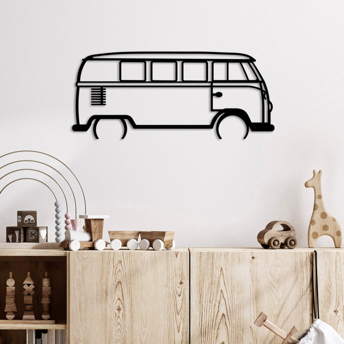 Wallity Vosvos 12 Accesorio Decorativo de Pared Negro